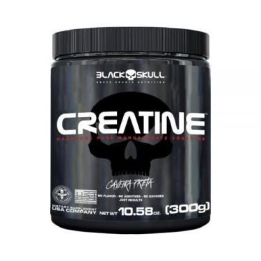 Imagem de Creatine 100% Pura 300g - Black Skull, 300g, Sem sabor