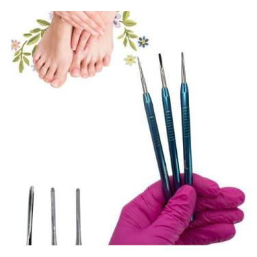 Imagem de Bisturi Para Pedólogo 3 Pçs - Goiva 206 Nuclear 208 E 209 - Jon Indúst