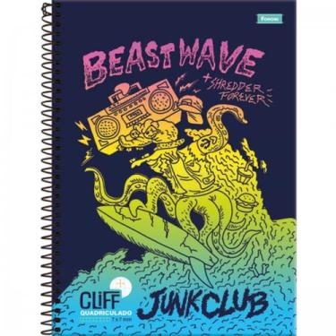 Imagem de Caderno 10X1 Capa Dura CLIFF Masculino 160 Folhas  Pacote com 4 Unidad