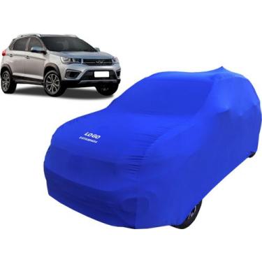 Imagem de Capa De Tecido Para Proteção Carro Chery Tiggo 2 Luxo - Mz, Azul