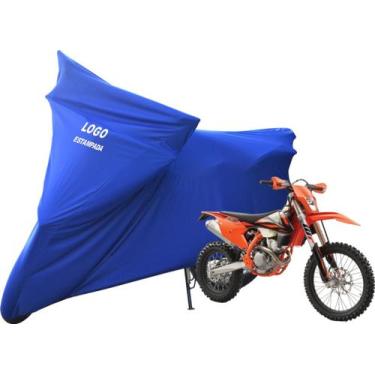 Imagem de Capa Para Cobrir Moto KTM 350 SX-F Alta Durabilidade - Mz, Azul