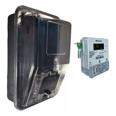 Imagem de Medidor De Energia Bivolt 110v ou 220v + Caixa De Instalação - Wasion 
