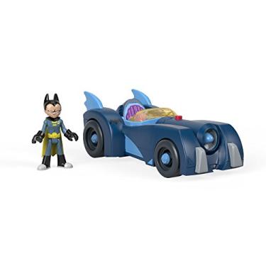 Imagem de Brinquedo Jovens Titãs Robin e Batmovel Imaginext Dtm82