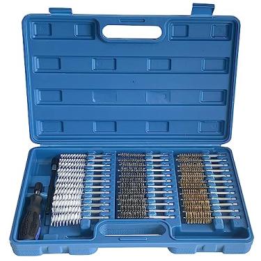 Imagem de Sutekus Wire Brush Set Bore Cleaning Brush Set with 1/4 Inch Hex Shank Assorted Cleaning Brushes for Power Drill Impact DriverL8