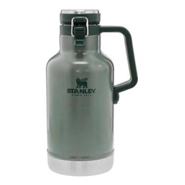 Imagem de Garrafa  Térmica Growler Cerveja Inox 96h 1,9L Green Verde Original - 