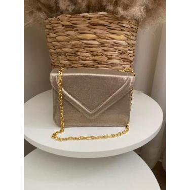 Imagem de Bolsa Feminina Carnaval Bag Mini Transversal Alça De Corrente Bolsa Fe