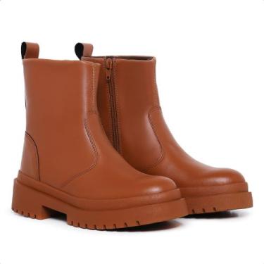 Imagem de Bota Feminina Coturno Caramelo-314-2510 - World Baby, Caramelo, 35