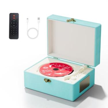 Imagem de Leitor de CD Portátil Yintiny Blue Time com Alto-Falante Recarregável