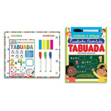 Imagem de Combo Escolinha Divertida Tabuada - Kit com 2 Livros
