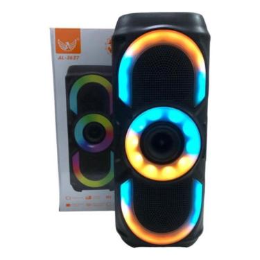 Imagem de Caixa Som Bluetooth Altomex Led Alto-Falante 30W Fm Usb Som