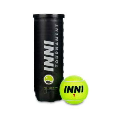 Imagem de Bola de Tênis Inni Tournament X 3 (All Court - Tubo com 3 bolas)