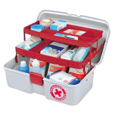 Imagem de Caixa Maleta De Primeiros Socorros De Medicamentos Arqplast