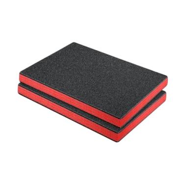 Imagem de ＡＷＨＡＯ 2 peças de inserções de espuma para caixa de ferramentas, almofadas de espuma para embalagem, forros de caixa de ferramentas práticos e à prova de, 45cm X 30cm X 5cm