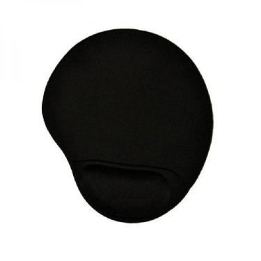 Imagem de Mouse Pad Gel com Apoio Descanso de Pulso Médio Preto