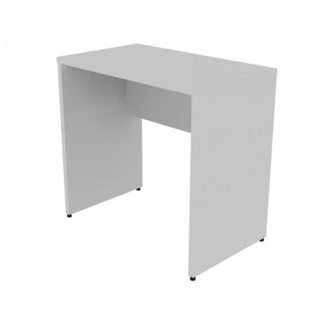 Imagem de Mesa Reta Corp 25mm 80 Cm 47 Cm Bramov Móveis Cinza Cristal
