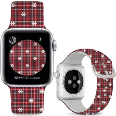 Imagem de Sjiangqiao Pulseiras de silicone macio compatíveis com Apple Watch de 38 mm, 40 mm, 41 mm e 42 mm (série 10), iWatch SE/SE2, pulseiras esportivas de substituição compatíveis com iWatch séries 10, 9, 8
