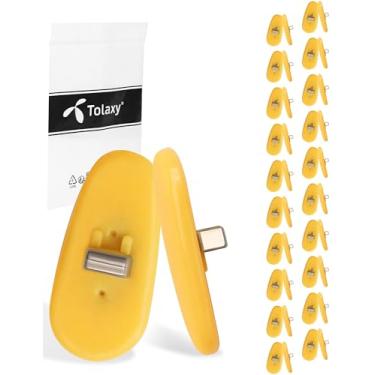 Imagem de Tolaxy 20 pares de peças de nariz de silicone macio amarelo atualizado para óculos de sol Ray-Ban RB3604 RB3534 RB3523 RB3536 RB3549 RB3584 RB3526 RB3538 RB3558 RB3660 RB3530, protetores de nariz