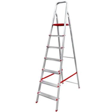 Imagem de Escada de alumínio 7 degraus residencial - ESC0066 - Botafogo