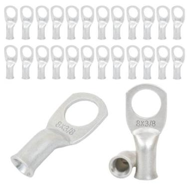 Imagem de Conectores de terminal de bateria de cobre estanhado (25 unidades) 8 A