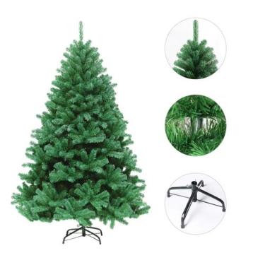 Imagem de Arvore de Natal Luxo Verde 2,10m 540 Galhos Cheia - Rocie