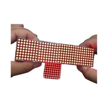 Imagem de Módulo De Matriz De Pontos MAX7219 Vermelho Verde 4 Em 1 Display Micro
