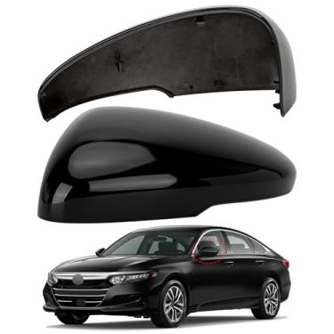 Imagem de LOIYLLEN Substituição da capa do espelho do lado do motorista para Honda Accord 2018 2019 2020 2021 2022 - Capas de espelho do lado esquerdo, acessórios da tampa do espelho retrovisor com lâmpada