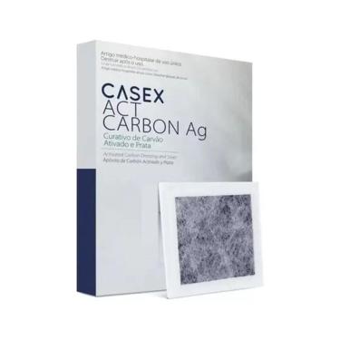 Imagem de Curativo De Carvão Ativado E Prata 10,5X10,5 Act Carbon 10Un