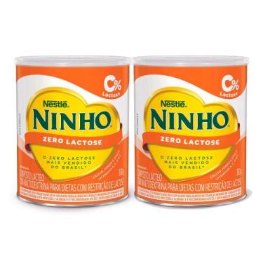 Imagem de Kit 2 Ninho Composto Lácteo Zero Lactose Lata 380g