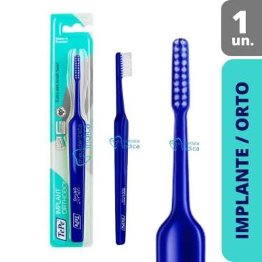 Imagem de Escova Dental para implante e aparelho  TePe  1 unidade, Vermelho clar