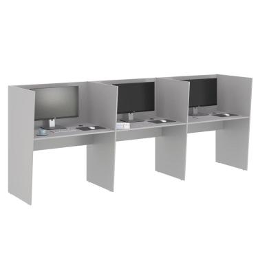 Imagem de Mesa Call Center 3 Lugares Mesa De Trabalho