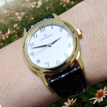 Imagem de Relógio feminino dourado Champion original CN28008B-Feminino
