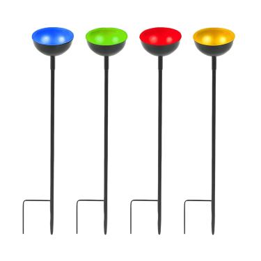 Imagem de Alimentador de abelhas para jardim, estação de beber abelhas para jardim - decoração externa de alimentação polinizadora à prova de ferrugem para pátio, quintal, quintal externo