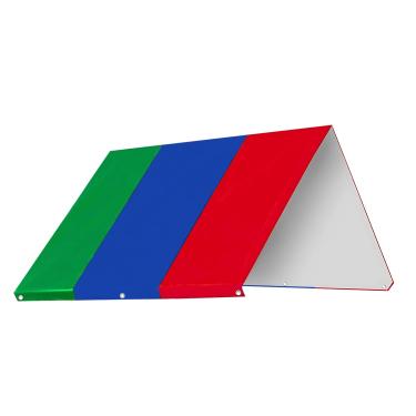 Imagem de Lona de substituição para playground - capa de proteção solar de substituição resistente a UV - 132 x 226 cm / 51,97 x 88,98 polegadas, decoração ao ar livre, acessórios de descoberta de quintal para