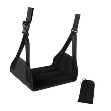 Imagem de Ysyqkn Apoio para Os Pés em Formato de Rede, Ideal para Viagens de Avião. Perfeito para Usar Embaixo Da Mesa Ou No Escritório.