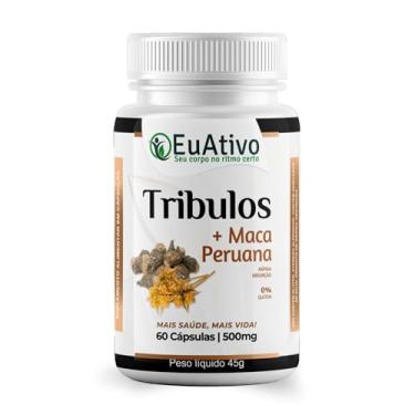 Imagem de Maca Peruana e TriboTerra 500mg 60 Cápsulas EuAtivo