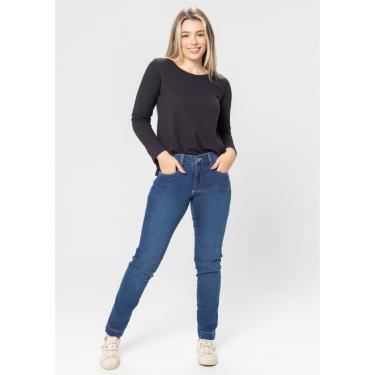 Imagem de Calça Jeans Skinny Pau a Pique Básica Azul Claro