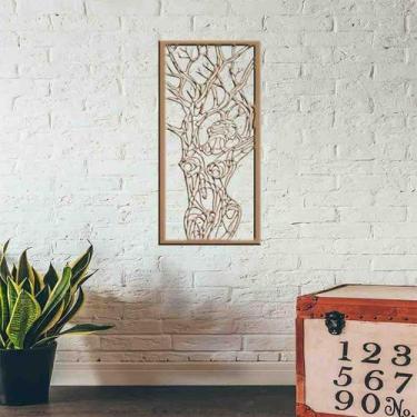 Imagem de Quadro Decorativo Mulher Árvore Vazado - Mdf 3Mm 002 - Decoarts