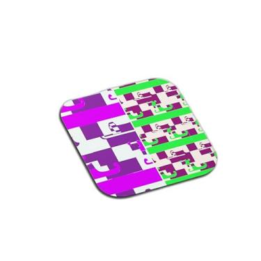 Imagem de Porta Copos Com Ilustração Personalizada Fun Toboggans de Inverno - Tamanho 10.5x10.5 cm