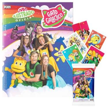 Imagem de Álbum Gato Galactico Com Pôster 30 Figurinhas Em 6 Envelopes - Pixel, 