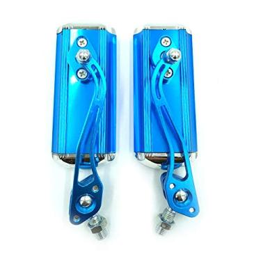 Imagem de Espelho retrovisor de guidão bicicleta montanha liga alumínio modificado para