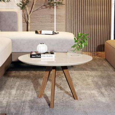Imagem de Mesa de Centro Dubai Para Sala Pequena - Decor, Off White