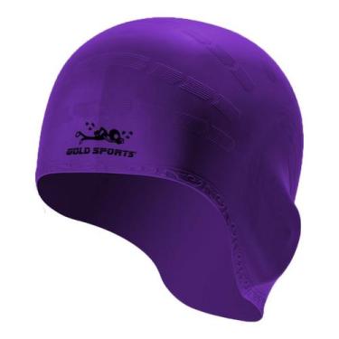 Imagem de Touca De Natação Gold Sports Ergononico Ultra Confort De Silicone - Co