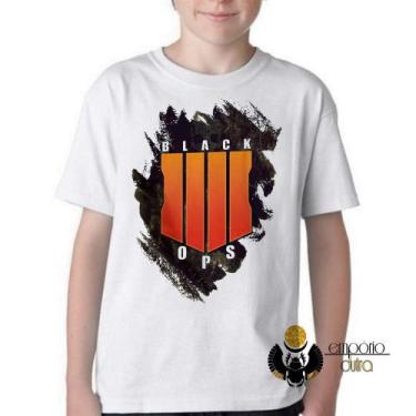 Imagem de Camiseta Infantil ou adulto Call of Duty  Black Ops Blusa Criança todo