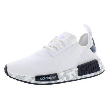 Imagem de adidas Sapatos NMD R1 para Mulher, Branco/cinza/preto/branco, 8
