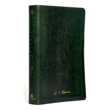 Imagem de Bíblia C. S. Lewis - NAA - Couro-Soft Verde, Leitura Perfeita