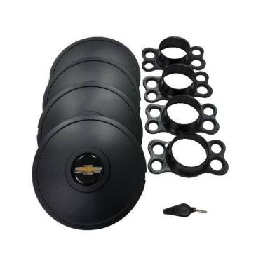 Imagem de Calotas Miollo Gm Monza Aro 13 1982/96 Tradicional Preto