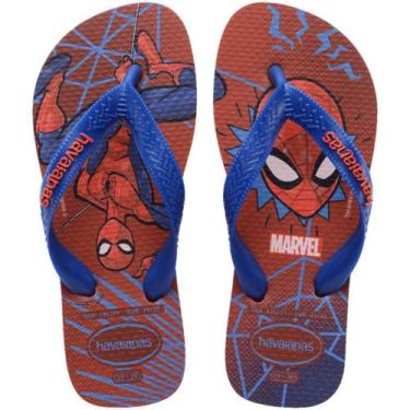 Imagem de Chinelo Infantil Havaianas Kids Top Marvel II, Vermelho, Rubi, 35/36