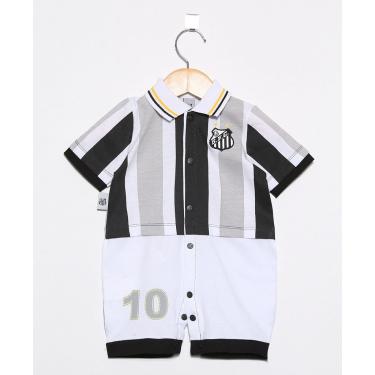 Imagem de Macacão Bebê Santos Uniforme Campo Oficial