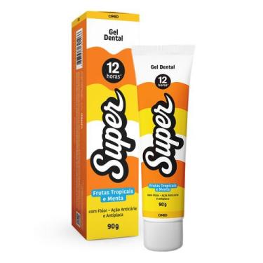 Imagem de Gel Dental Super 12h Frutas Tropicais 90g - CIMED