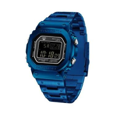Imagem de Relógio Esportivo Digital À Prova D'água Masculino Com Luz Noturna LED